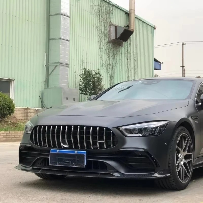 Dry Carbon Fiber Front Lip PK Style Front Bumper Lip Body Kit for  GT50 Upgrade